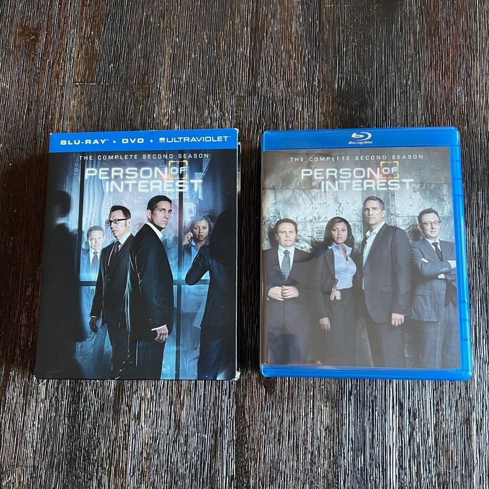 Person of Interest The Complete Second Season TV Show Blu-Ray & DVD Set